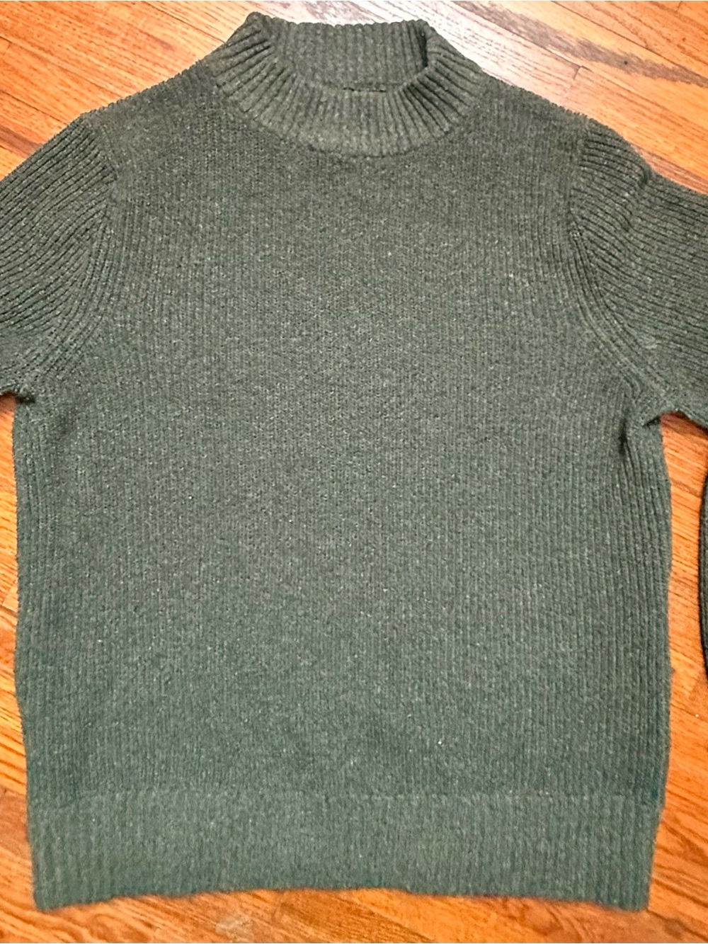 Patagonia Dark Green Knit Mock Neck Sweater Size M